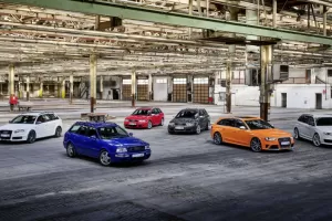 Audi slaví 25. výročí sportovních modelů RS