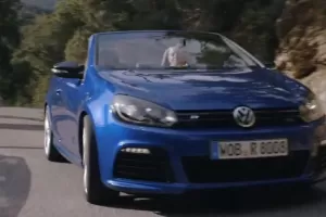 Volkswagen Golf R Cabriolet na prvním videu
