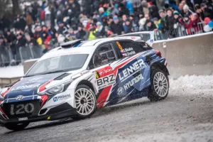 Hyundai i20 R5 uteklo na Pražském Rallysprintu vítězství jen o 4,6 sekundy