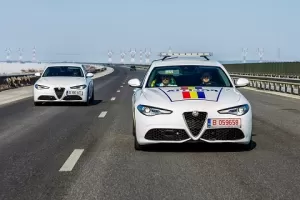 Alfa Romeo Giulia Veloce slouží také rumunské policii