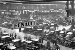 Bruselský autosalon v roce 1948