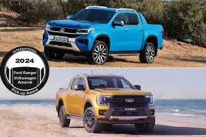 Ford Ranger a Volkswagen Amarok jsou pick-upy roku 2024. Důvod není těžké domyslet