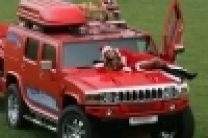 Hummer H2: kočár pro Santu