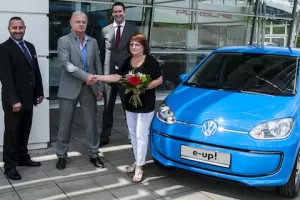 Porsche Brno hlásí úspěch – první prodaný Volkswagen e-up! v ČR