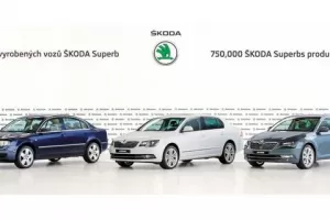ŠKODA AUTO vyrobila 750 000. vůz řady ŠKODA Superb