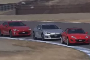 Toyota GT86 vs. Subaru BRZ vs. Mazda MX-5: co je nejrychlejší?