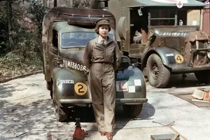 Fotogalerie: Jako osmnáctiletá se v březnu 1945 Alžběta dobrovolně přihlásila do ženské...