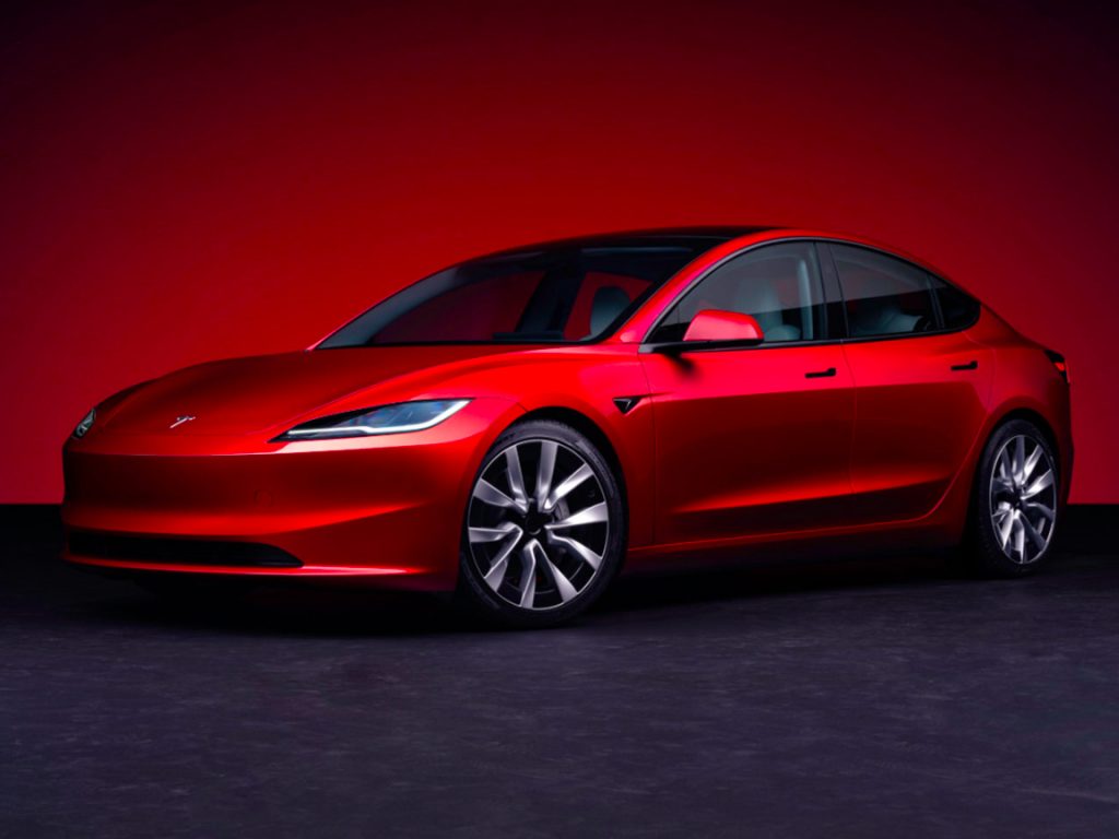 Model Tesla 3 prošel omlazením. Vyšší dojezd, nižší odpor vzduchu